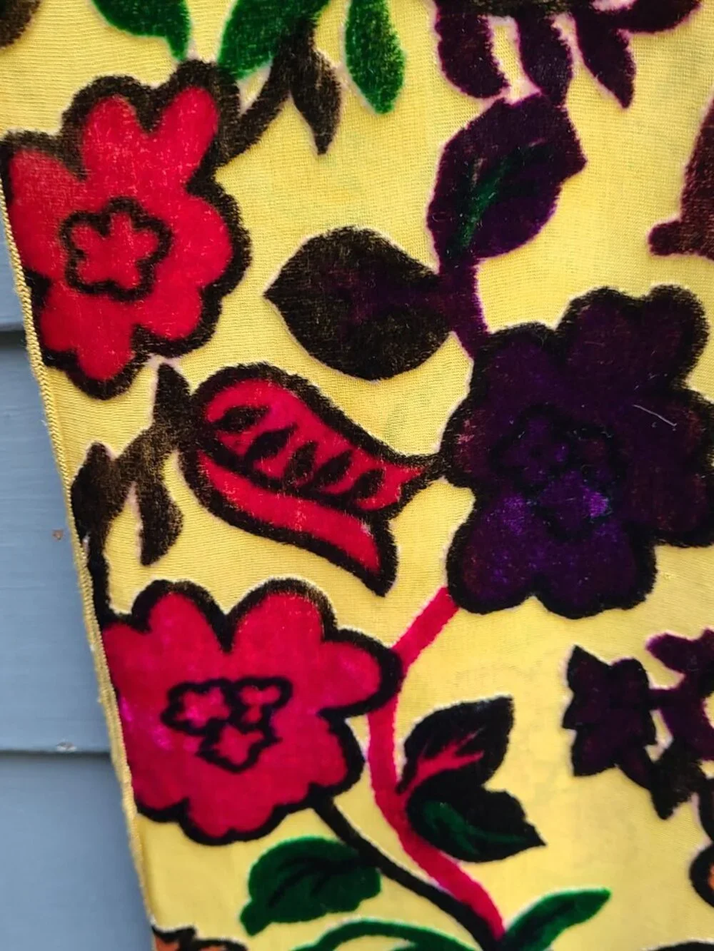Vintage Burn Out Scarf Source Unknown